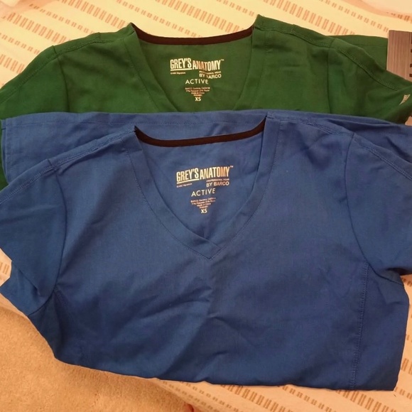 Barco Uniforms Other - Bundle Of 2 Barco Greys Anatomy Scrub Suit Top XS